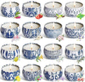 YOROXRG Scented Candles Gifts Set 16 Pack Soy Wax Travel Tin Jar Candles for Home 2.5 OZ Scented Candles for Mom for Christmas Birthday Thanksgiving Mothers Day