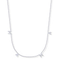 PAVOI Rhodium Plated Mama Pendant Necklace for Women | Mother Day Gift Chain | Dainty Gold Chain Necklace for Moms