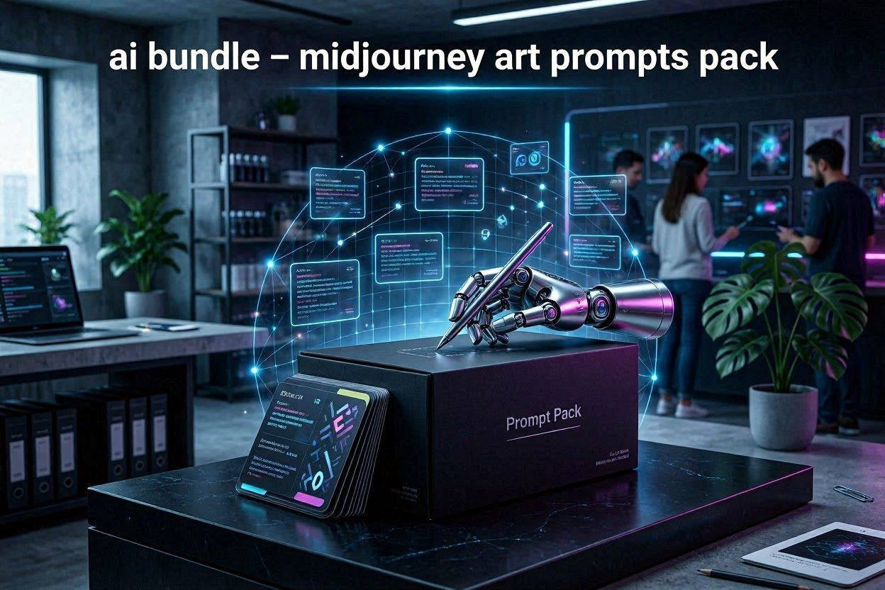 AI Bundle – Midjourney Art Prompts Pack