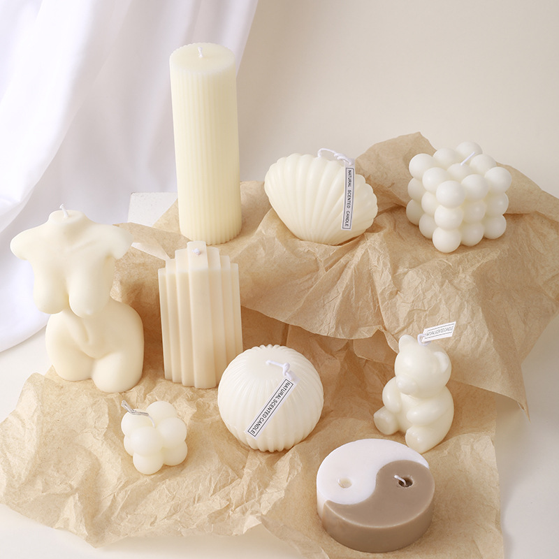 Handmade Geometric Aromatherapy Candles