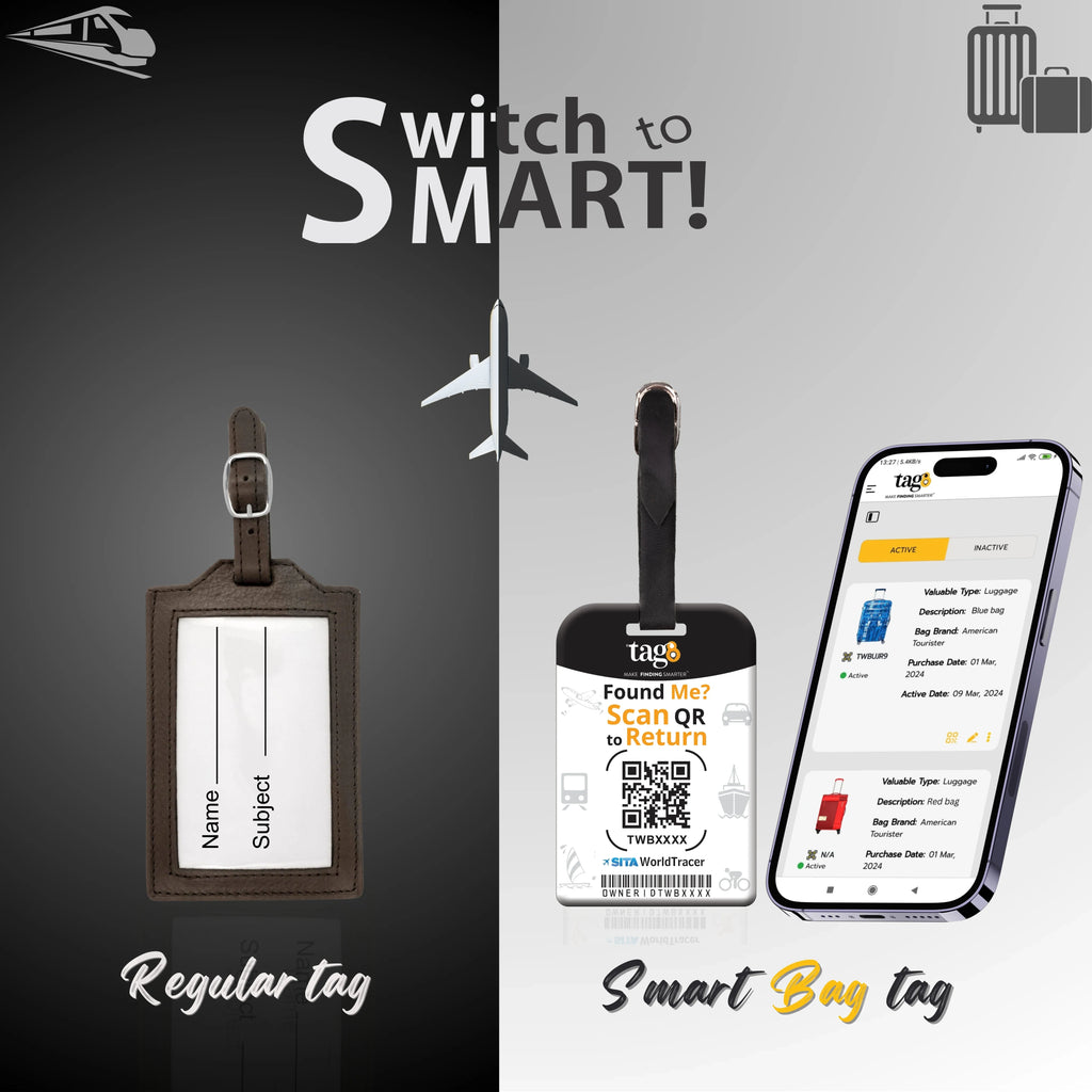 Smart Bag Security Tag - Germany Flag [Pack 2]