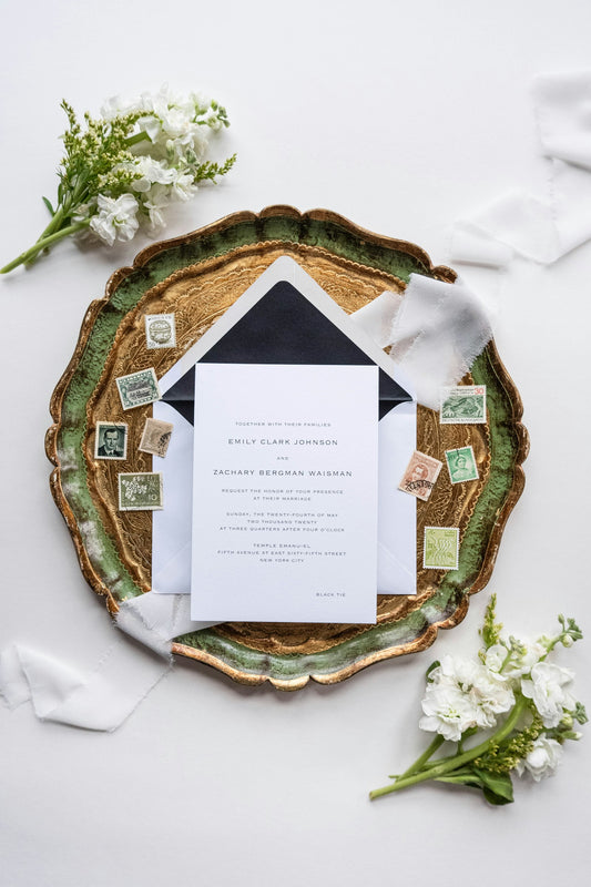 Wedding planning flatlay with checklist, countdown calendar, and budget tracker