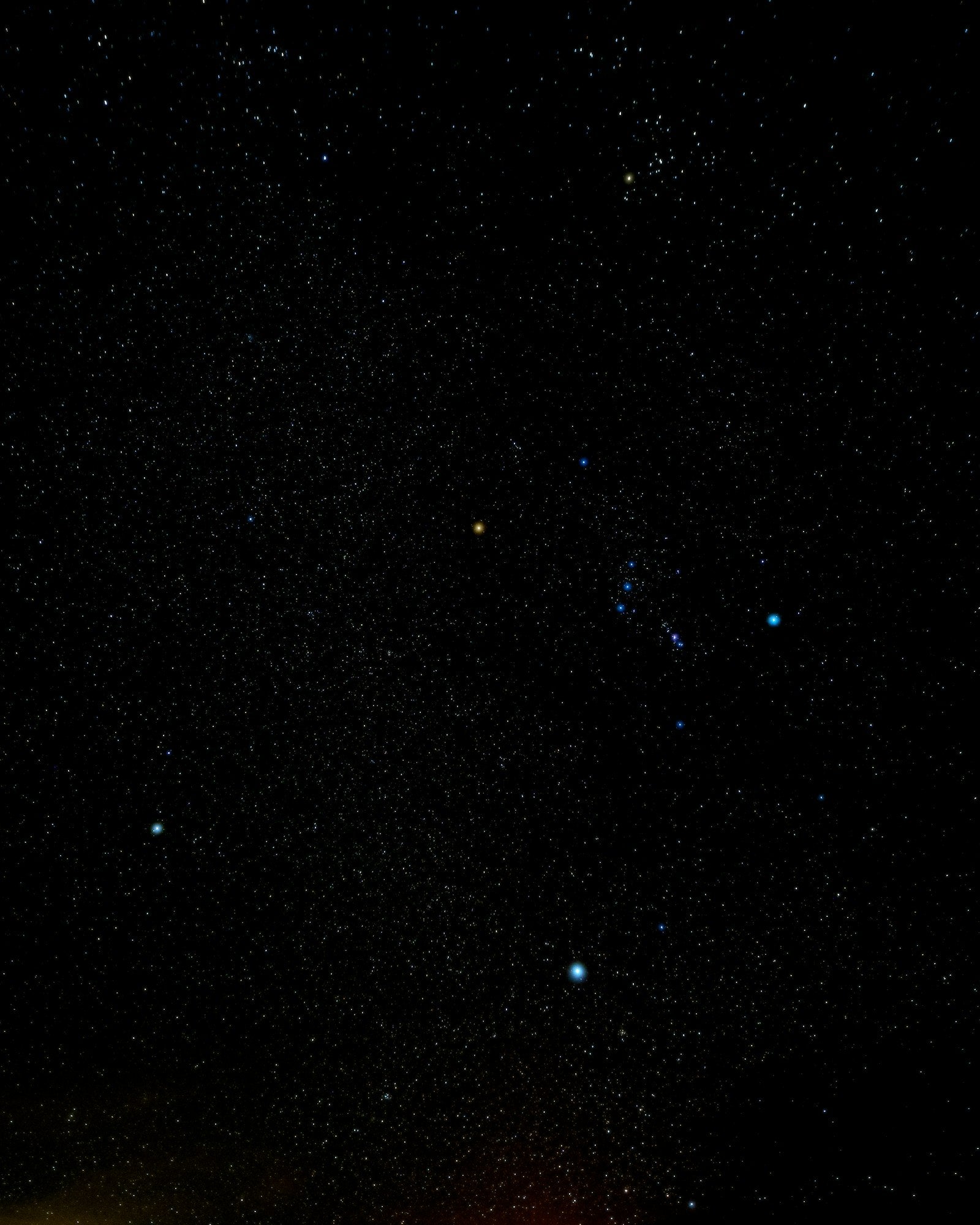 Zodiac Star Map Personalized Print - starry night sky